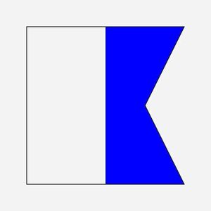 Signal-Taucher-Flagge