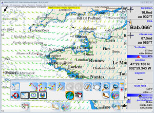 Navigationssoftware / für Boote