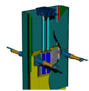 Hydrauliksystem für einziehbaren Kiel