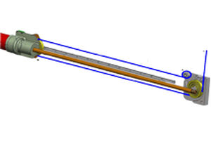 Schlitten für Großsegel