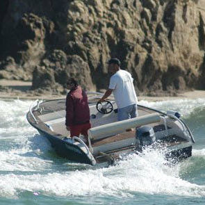 Außenbord-Konsolenboot / Seitenkonsole / Sportfischer / max. 4 Personen