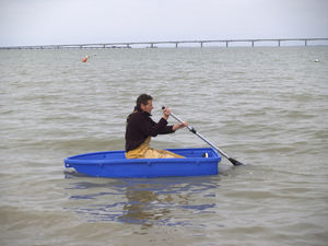 Außenborder-Beiboot