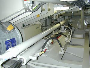 Ruderanlage für Schiffe / hydraulisch