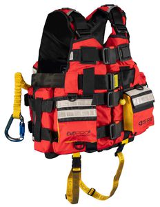 Schaumstoff-Rettungsweste / 150 N / mit Auffanggurt / zur beruflichen Nutzung