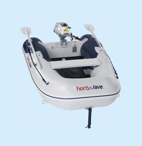 Außenbord-Schlauchboot / gelatteter Boden