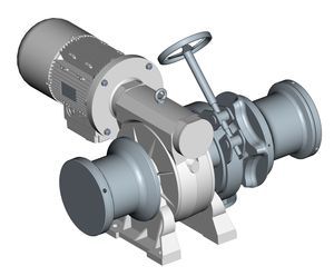 hydraulische Ankerwinde