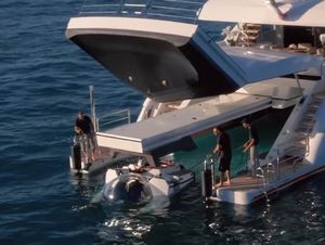 Davit für Yacht 1