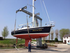 Kran für Yachthäfen