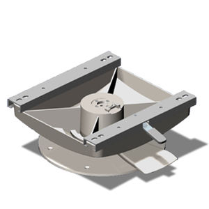 Untergestell für Steuermannstühle / für Boot / feststehend / Metall