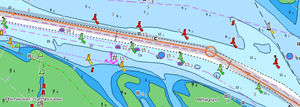 Navigations für Binnenseen Seekarte 1
