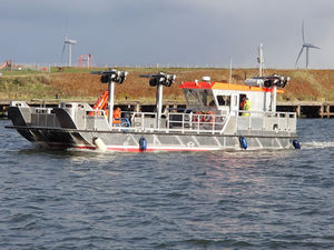Boot für Aquakulturen