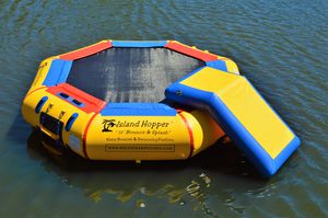 Trampolin Wasserspielgerät