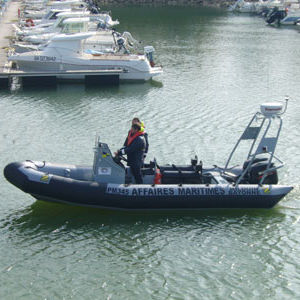 Patrouillenboot Berufsboot / Außenbord / Festrumpf-Schlauchboot