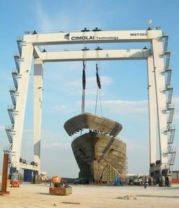 Kran für Werft