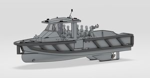 Arbeitsboot Berufsschiff 1