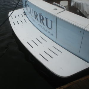 Plattform für Yacht