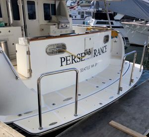 Plattform für Yacht