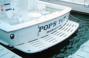 Plattform für Boot