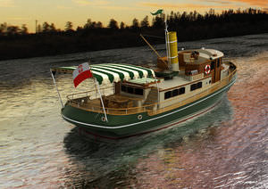 Klassisch-Motoryacht