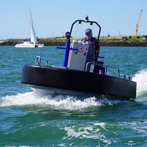 Hafenservice-Boot Berufsschiff