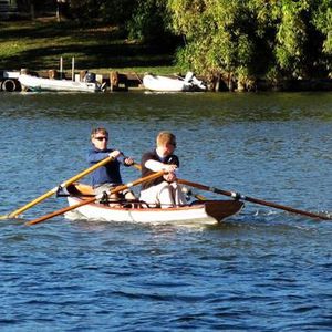 traditionelles Sportruderboot