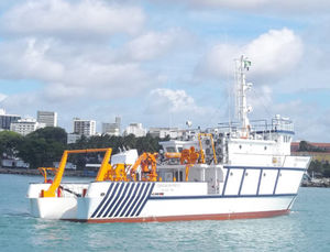 Schiff für die ozeanographische Forschung