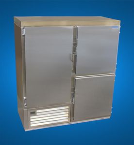 Gefrierschrank für Schiffe / Schrank / Edelstahl