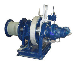 hydraulische Ankerwinde / für Schiffe / horizontal / Einzeltrommel