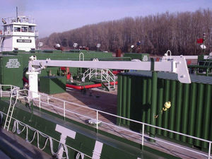 Kran für Schiffe / Deck