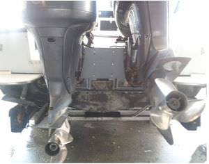 Motorsockel für Boot
