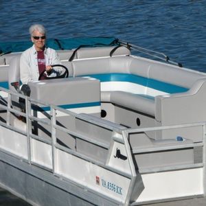 Polsterbank für Pontonboot
