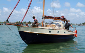 Segelboot für Kreuzfahrten