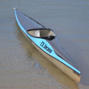Kajak mit Brücke / steif / Flachwasserrennen / Marathon