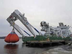 Kran für Schiff
