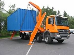 Container-Anhänger / für Hafenterminals / selbstladend / Seitenhub