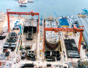 Kran für Werft