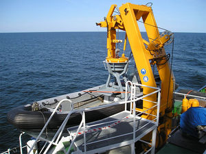 Davit für Rettungsboote