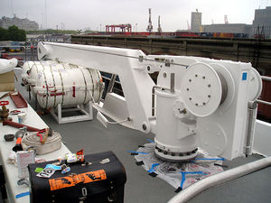 Davit für Schiff
