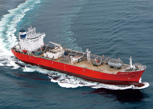 Flüssiggas-Tanker-Frachtschiff
