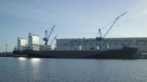 Containerschiff-Frachtschiff / Eisklasse