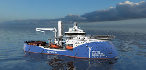 Offshore-Service-Schiff für Windpark