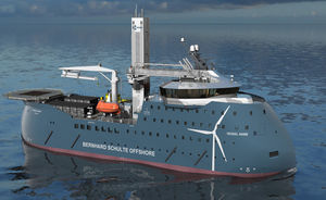 Offshore-Service-Schiff für Windpark
