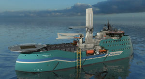 Offshore-Service-Schiff für Windpark