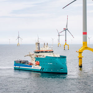 Offshore-Service-Schiff für Windpark