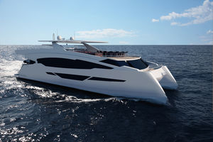 Katamaran-Motoryacht