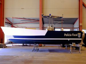 Patrouillenboot Berufsschiff