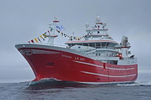 Berufsschiff für Fischerei / Trawler