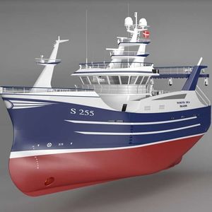 Berufsschiff für Fischerei / Trawler