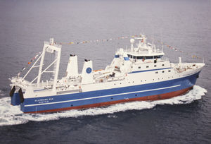 Trawler-Fischereischiff
