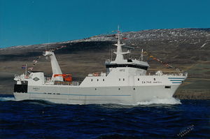 Kühlfrachtschiff